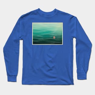 Waves Landscape Long Sleeve T-Shirt